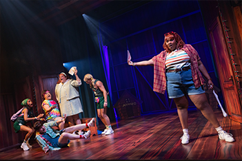 broadway.com<br>aneesa folds is digging redhead life in the parent trap sendup ginger twinsies