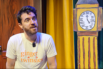 cbs news<br>'ginger twinsies' director shares inspiration for the 'parent trap' parody